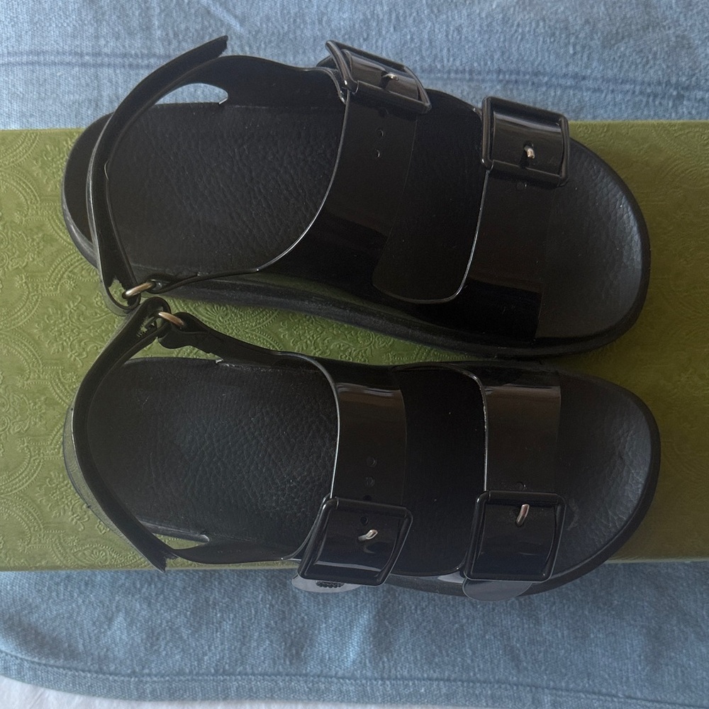 Gucci Black Strappy Sandals - Picture 5 of 10